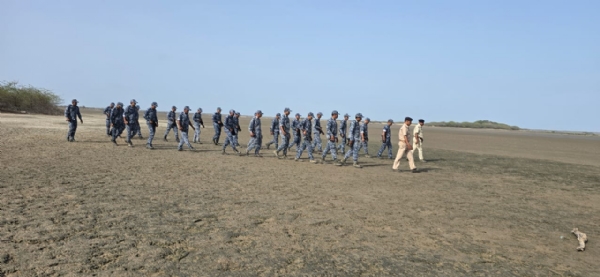 મરીન કમાન્ડો દ્વારા પેટ્રોલિંગ કરાઈ