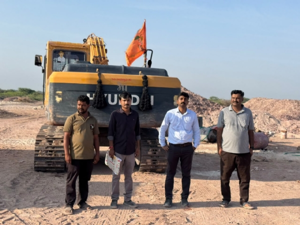 વહીવટી તંત્ર અને ખાણ-ખનીજ વિભાગની સંયુક્ત ટીમ નો દરોડો
