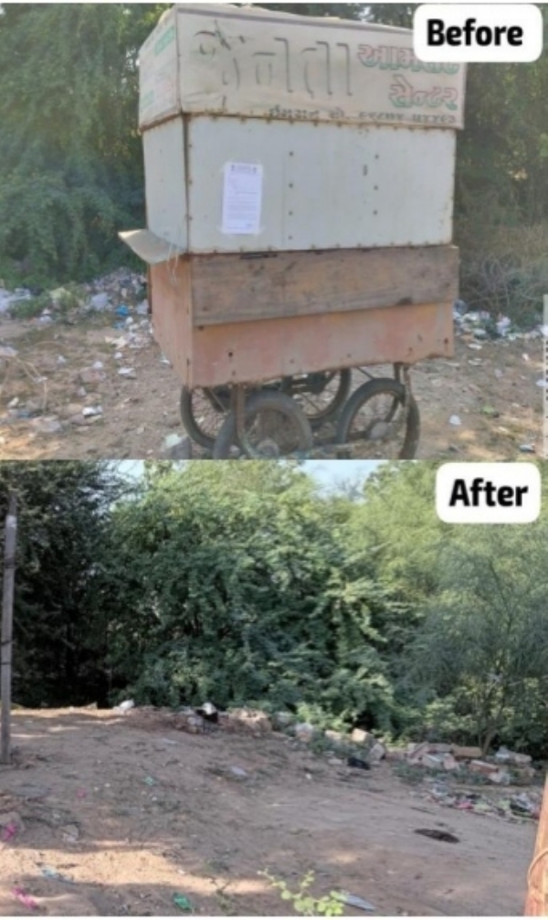 લખપત માર્ગ પર દબાણ હટાવ ઝુંબેશ