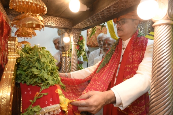 આશાપુરા મંદિર ભુજ ખાતે પતરી/જાતર વિધિ કરાઈ