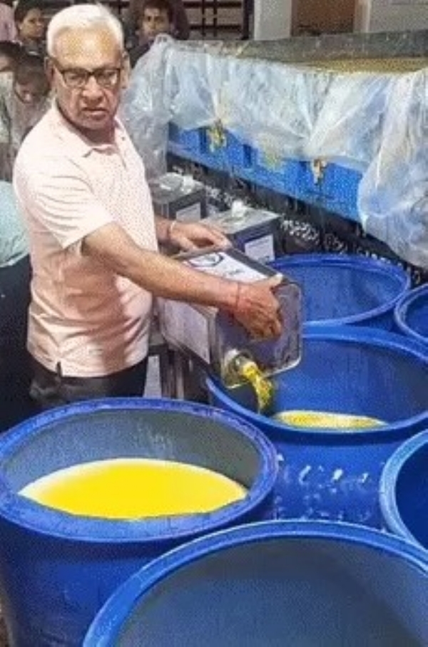 The world famous Rupal in Gandhinagar has returned to the Palli Neej temple, the river Ghini flows on the village roads.