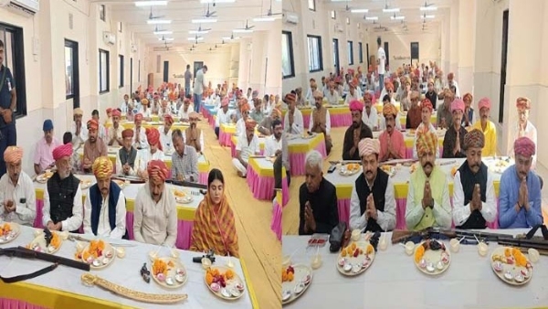 મંત્રી રિવાબા જાડેજા દ્વારા શસ્ત્રપૂજન