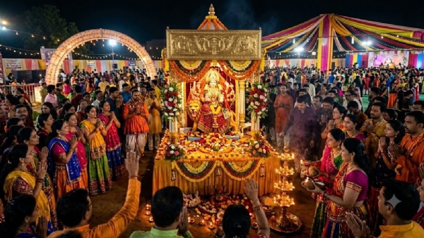 માતાજીની સ્થાપના અને ઉત્થાપન