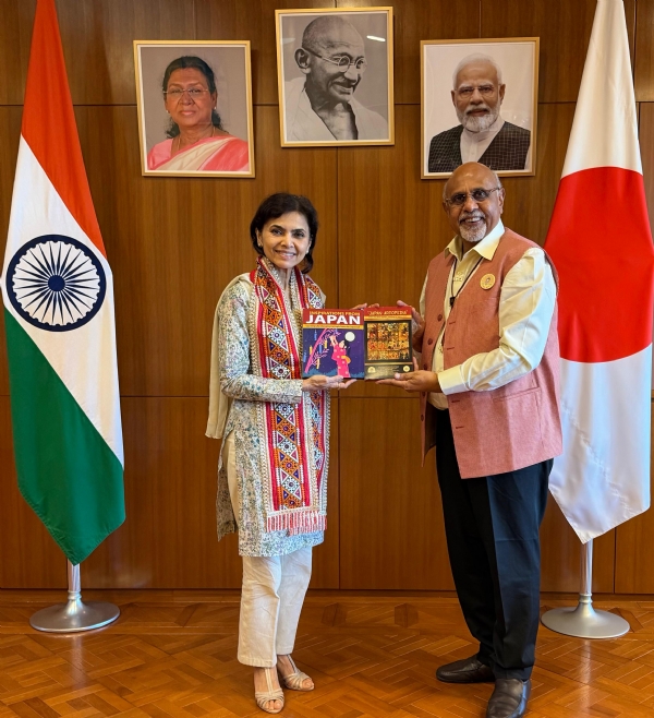 Greetings to Indian Ambassador to Japan Ms. Nagma Mallick Greetings to Indian Ambassador to Japan Ms. Nagma Mallick