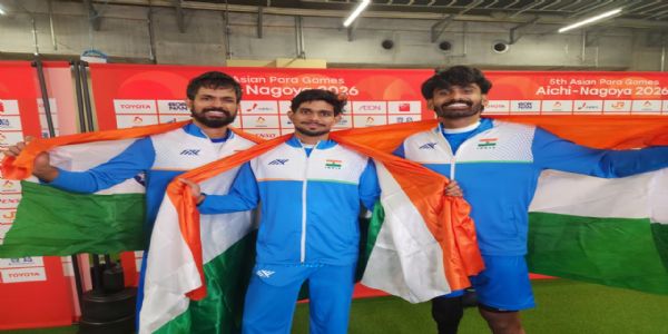 એશિયન પેરા ગેમ્સના ચોથા દિવસે ભારતે 7 ગોલ્ડ સહિત 26 મેડલ જીત્યા