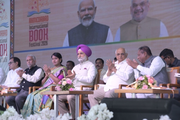 Chief Minister Bhupendra Patel inaugurated the ‘Ahmedabad International Book Festival-2026’ and ‘Chhaap Exhibition’