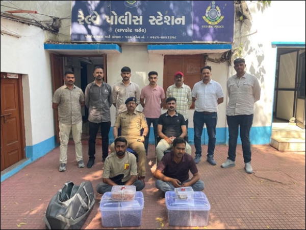 ગાંજા સાથે ઝડપાયેલા બે શખસ ગાંજા સાથે ઝડપાયેલા બે શખસ