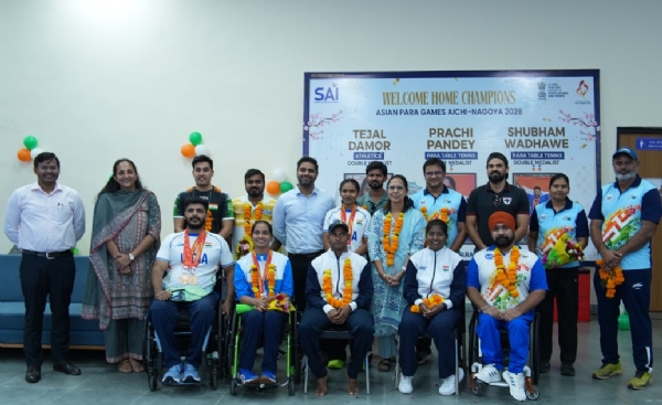 એશિયન પેરા ગેમ્સ 2026ના પદક વિજેતા ખેલાડીઓ