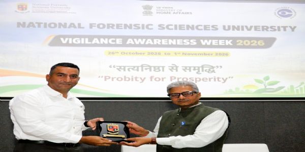 NFSU દ્વારા સતર્કતા જાગૃતિ સપ્તાહ-2026 ની ઉજવણી