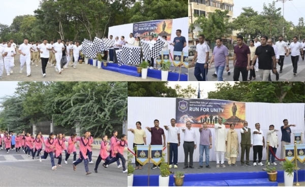જામનગરમાં રન ફોર યુનિટી કાર્યક્રમ યોજાયો