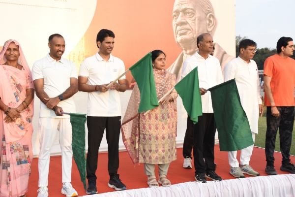 ગાંધીનગરમાં ઉત્સાહભેર યોજાઈ રન ફોર યુનિટી