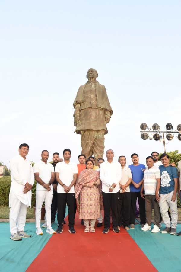 ગાંધીનગરમાં ઉત્સાહભેર યોજાઈ રન ફોર યુનિટી