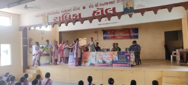 નશાબંધી  સપ્તાહના  બીજા દિવસે વ્યસનમુક્તિ અંગે જાગૃતિ કાર્યક્રમ યોજાયો.
