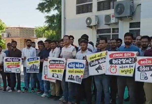 પાટણમાં 300 મહેસૂલી કર્મચારીઓ માસ સીએલ પર, 7મીથી હડતાળની ચીમકી