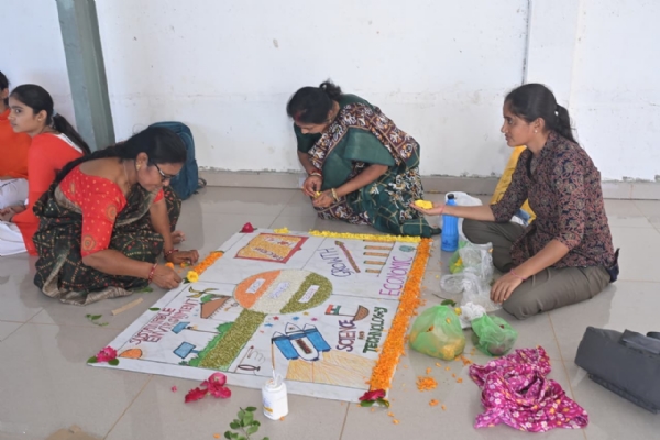 District level Rangoli and Collage Work Competition held at Surendranagar under ‘Sevana Rang Rashtrana Sang’ District level Rangoli and Collage Work Competition held at Surendranagar under ‘Sevana Rang Rashtrana Sang’