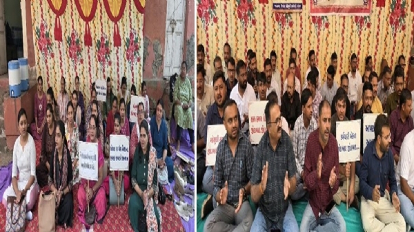 મહેસૂલી કર્મચારીઓની હડતાલનો બીજો દિવસ