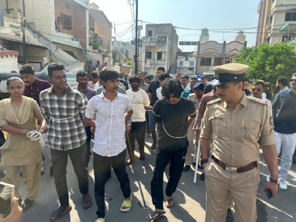 હત્યાના આરોપીનું રિકન્સ્ટ્રક્શન