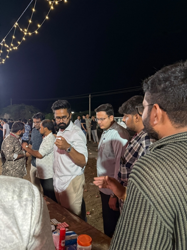 વહીવટી તંત્ર દ્વારા પદયાત્રી સેવા કેમ્પોની મુલાકાત