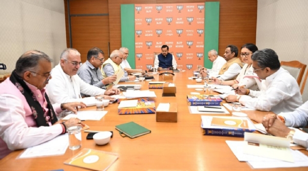 BJP President Nitin Naveen holds meeting with National General Secretaries, discusses organization and election strategy BJP President Nitin Naveen holds meeting with National General Secretaries, discusses organization and election strategy