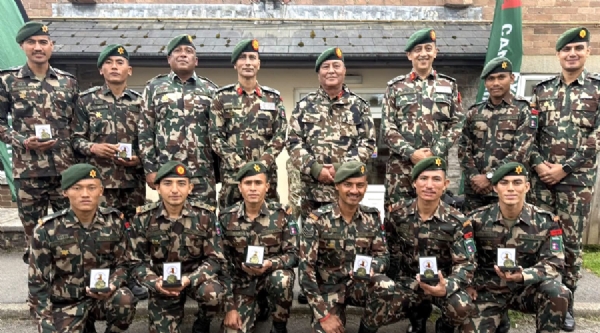 Nepali Army wins gold medal for third consecutive year in UK