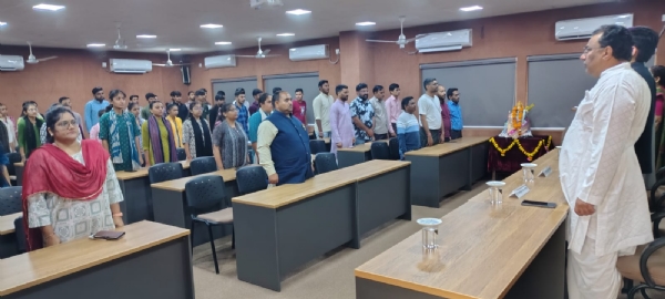 સોમનાથ સંસ્કૃત વિશ્વવિદ્યાલય, વેરાવળ ખાતે Budget talk @ campus પર વ્યાખ્યાન