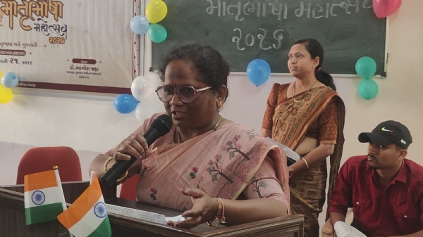 AMBAJI MA MATRUBHASHA DIVAS NI UJAVNI AMBAJI MA MATRUBHASHA DIVAS NI UJAVNI