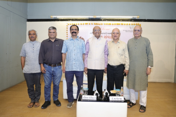 એએમએ દ્રારા પદ્મશ્રી રતિલાલ બોરીસાગરના સન્માન નિમિત્તે સર્જક સંવાદનું આયોજન