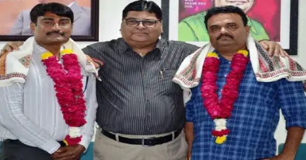 અમરેલી નાગરિક સહકારી બેંકના ચેરમેન અને વાઇસ ચેરમેનની બિનહરીફ વરણી