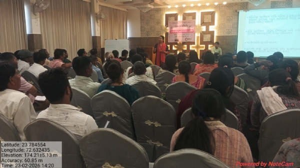 મહેસાણા જિલ્લામાં ડેવલપમેન્ટ સપોર્ટ સેન્ટર દ્વારા જેન્ડર કમિટી ઓરિએન્ટેશન અને ખેડૂત તાલીમ યોજાઈ મહેસાણા જિલ્લામાં ડેવલપમેન્ટ સપોર્ટ સેન્ટર દ્વારા જેન્ડર કમિટી ઓરિએન્ટેશન અને ખેડૂત તાલીમ યોજાઈ