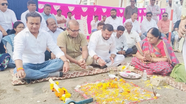 ભીડિયા બાણગંગા ખાતે અટલ ગાર્ડનનું લોકાર્પણ