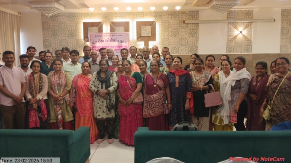 મહેસાણા જિલ્લામાં ડેવલપમેન્ટ સપોર્ટ સેન્ટર દ્વારા જેન્ડર કમિટી ઓરિએન્ટેશન અને ખેડૂત તાલીમ યોજાઈ મહેસાણા જિલ્લામાં ડેવલપમેન્ટ સપોર્ટ સેન્ટર દ્વારા જેન્ડર કમિટી ઓરિએન્ટેશન અને ખેડૂત તાલીમ યોજાઈ