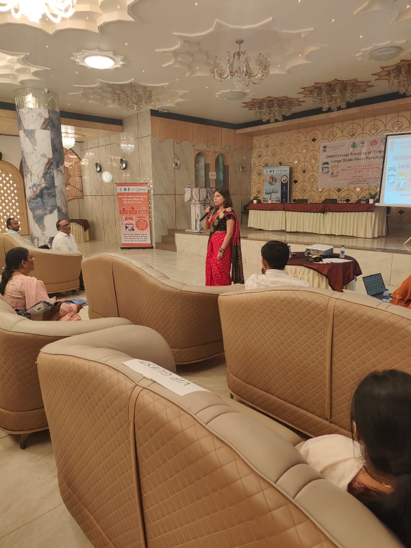 એનિમિયા મુક્ત ભારત અભિયાન અંતર્ગત ફોર્ટિફાઈડ ચોખા અને ડબલ ફોર્ટિફાઈડ મીઠા અંગે જિલ્લા કક્ષાની તાલીમ યોજાઈ