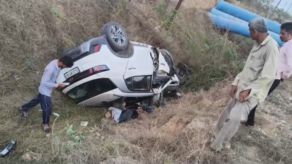 વિસાવાડા નજીક થયેલ અકસ્માતમાં કાર ચાલક સામે ગુન્હો દાખલ.