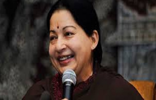 તમિલનાડુના ભૂતપૂર્વ મુખ્યમંત્રી જે. જયલલિતા