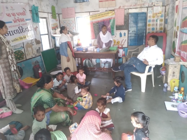 સતલાસણા ખાતે મમતા દિવસની કામગીરીનું તાલુકા આરોગ્ય અધિકારીએ નિરીક્ષણ કર્યું સતલાસણા ખાતે મમતા દિવસની કામગીરીનું તાલુકા આરોગ્ય અધિકારીએ નિરીક્ષણ કર્યું