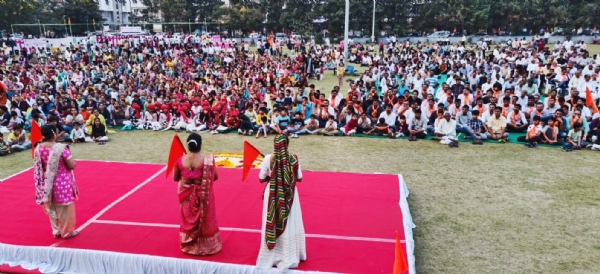 અંકલેશ્વરના જીઆઈડીસીમાં ગણેશપાર્ક અને કમલમ વસ્તીનું ભવ્ય હિન્દુ ધર્મ સંમેલન સંપન્ન