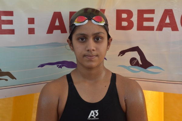 સોમનાથમાં પહેલીવાર તરણ સ્પર્ધામાં ભાગ