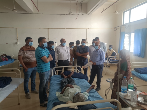 ટીબી નિર્મૂલન અભિયાન અંતર્ગત ડૉ. મહેશ કાપડિયાની GMERS વડનગર ખાતે મુલાકાત