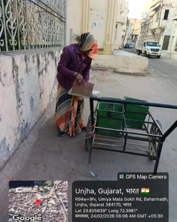 સ્વચ્છતા અભિયાન અંતર્ગત ઊંઝા શહેરમાં સઘન સફાઈ કામગીરી