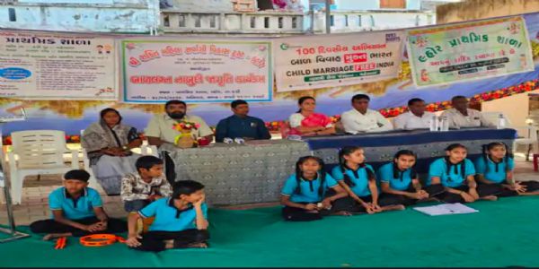 લ્હોર ગામે ‘100 દિવસીય અભિયાન’ અંતર્ગત, બાળ લગ્ન નાબૂદી જાગૃતિ કાર્યક્રમ