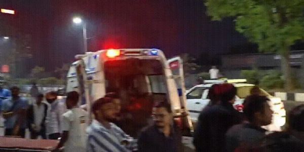 કાંગારૂ સર્કલ પાસે વહેલી સવારે ગંભીર અકસ્માત, ઇકો કાર ત્રણ વખત પલટી