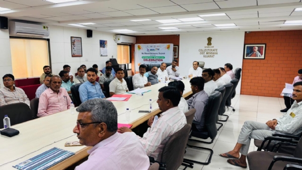 તાલુકા અને જિલ્લા પંચાયત ચૂંટણી મુદ્દે પ્રાથમિક આદેશ અંગે વી.સી. યોજાઈ