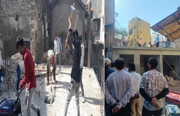 ગેરકાયદે દબાણ ડીમોલેશન ગેરકાયદે દબાણ ડીમોલેશન