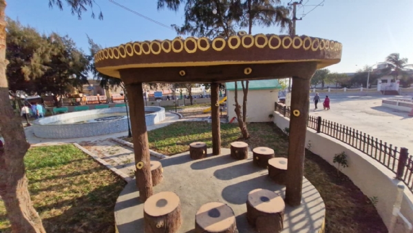 કનકાઈ માતાજી મંદિર નજીક આધુનિક સુવિધાઓ સાથે નવા બગીચાનું નિર્માણ પૂર્ણતાના આરે. કનકાઈ માતાજી મંદિર નજીક આધુનિક સુવિધાઓ સાથે નવા બગીચાનું નિર્માણ પૂર્ણતાના આરે.