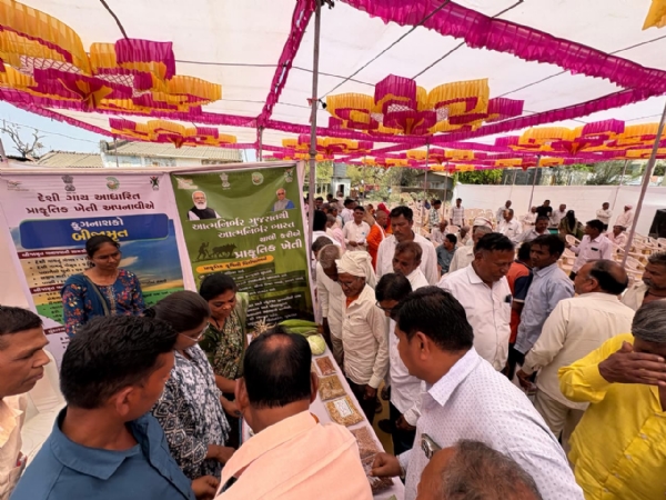 દત્તવાડા ગામે પ્રાકૃતિક કૃષિ પરિસંવાદ અને મિલેટ્સ મેળાનું ભવ્ય આયોજન દત્તવાડા ગામે પ્રાકૃતિક કૃષિ પરિસંવાદ અને મિલેટ્સ મેળાનું ભવ્ય આયોજન