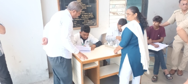 પોરબંદર એસ.ટી.ડેપો ખાતે મેડિકલ કેમ્પ યોજાયો.