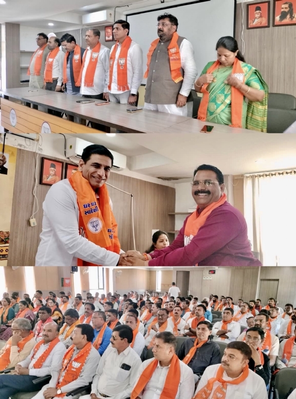 મહેસાણા જિલ્લામાં ભાજપ પ્રભારીની પ્રથમ બેઠક યોજાઈ, સંગઠન મજબૂત બનાવવા વ્યૂહરચના પર ચર્ચા