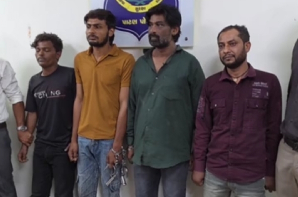 પાટણ નીલમ સિનેમા નજીક યુસુફખાન પઠાણ હત્યા કેસમાં 4 આરોપી ઝડપાયા પાટણ નીલમ સિનેમા નજીક યુસુફખાન પઠાણ હત્યા કેસમાં 4 આરોપી ઝડપાયા