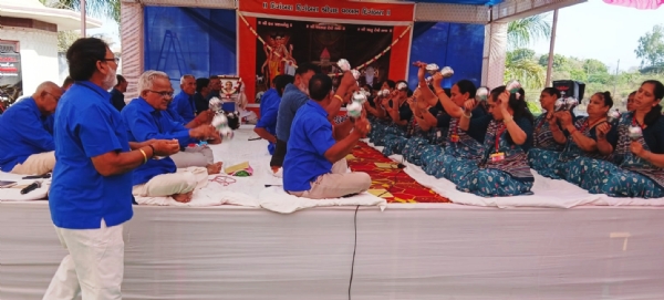 ઉમલ્લા રંગ મંદિર ખાતે દત્ત બાવનીના બાવન સમૂહ પાઠ યોજાયા