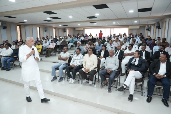 ઐતિહાસિક નગરી પાટણ ખાતે ભાજપા પ્રદેશ અધ્યક્ષ જગદીશ વિશ્વકર્માનો પ્રબુદ્ધ નાગરિકો સાથે સંવાદ કાર્યક્રમ